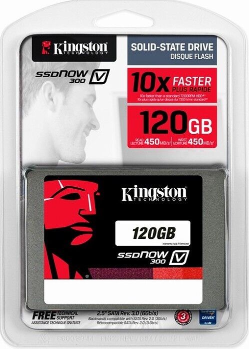 Kingston 120GB 120G SATA3 6Gb/s SV300S37A/120G 7mm Solid State Drive SSD