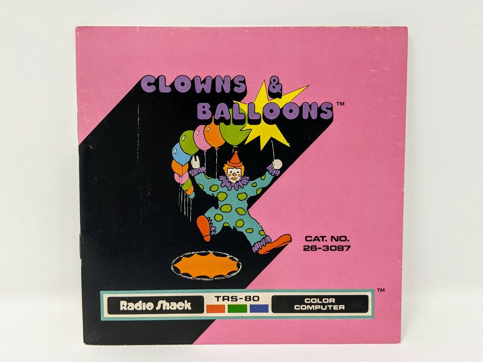 Clowns and Balloons Manual Tandy TRS-80 Radio Shack 26-3087