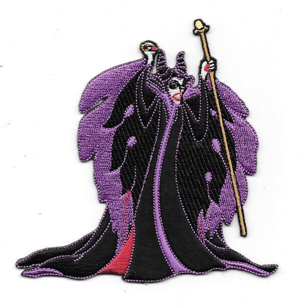 Walt Disney\'s Sleeping Beauty Maleficent Figure Embroidered Patch NEW UNUSED