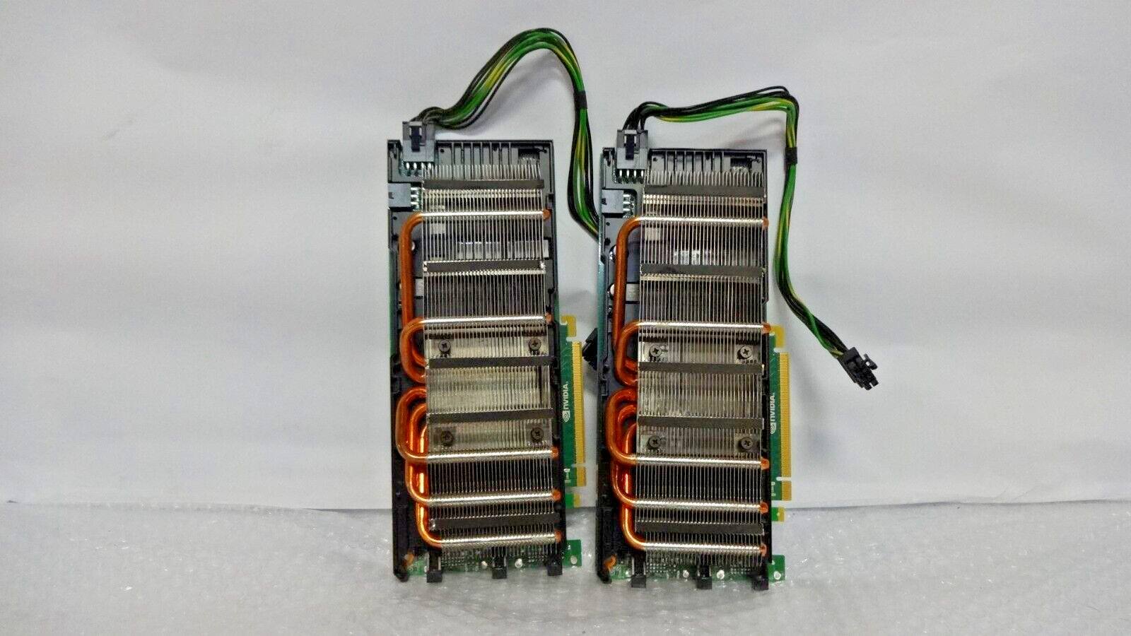 LOT OF 2 NVIDIA TESLA M2090 6GB GDDR5 PCIe GPU GRAPHICS ACCELERATOR CARD