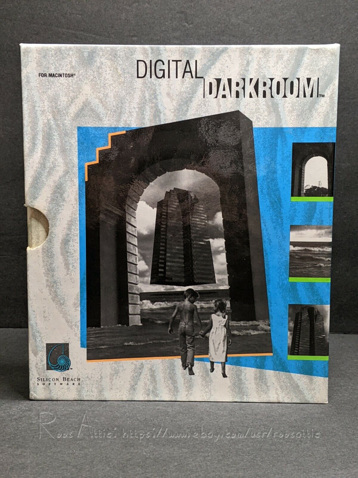 Digital Darkroom Evaluation Copy Apple Mac Plus, SE or II: Silicon Beach / 1988