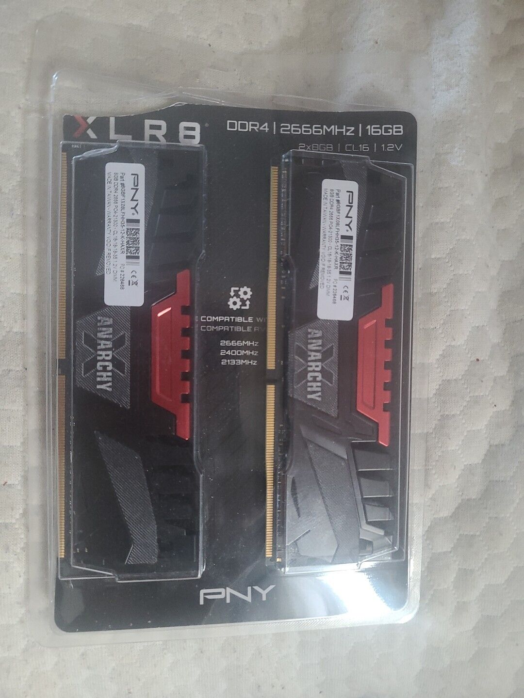 PNY XLR8 Gaming EPIC-X RGB 16GB (2 x 8GB) 288-Pin PC RAM DDR4 2666MHz 