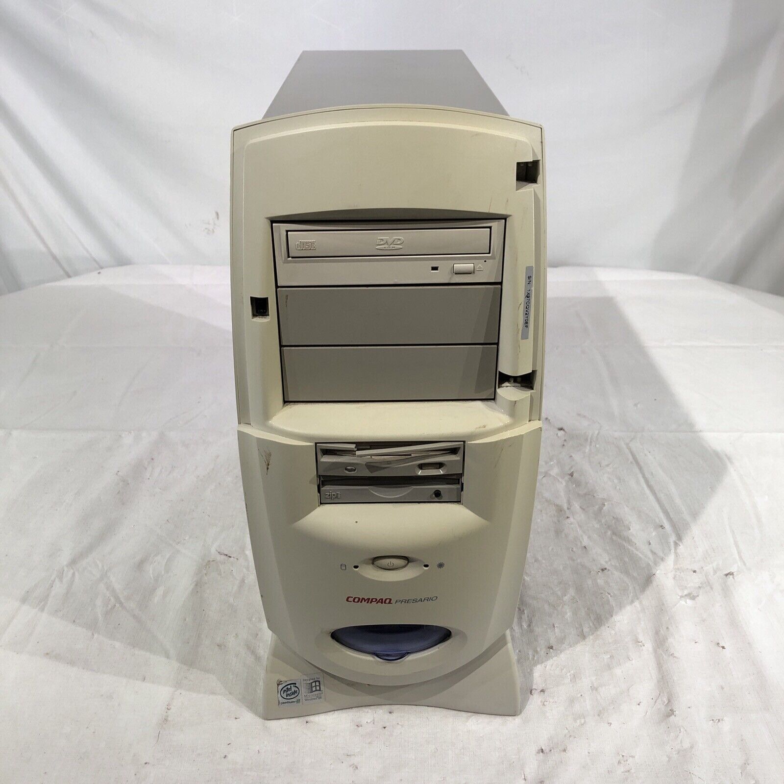Compaq Presario Intel Pentium III 450 MHz 384 MB ram No HDD/No OS
