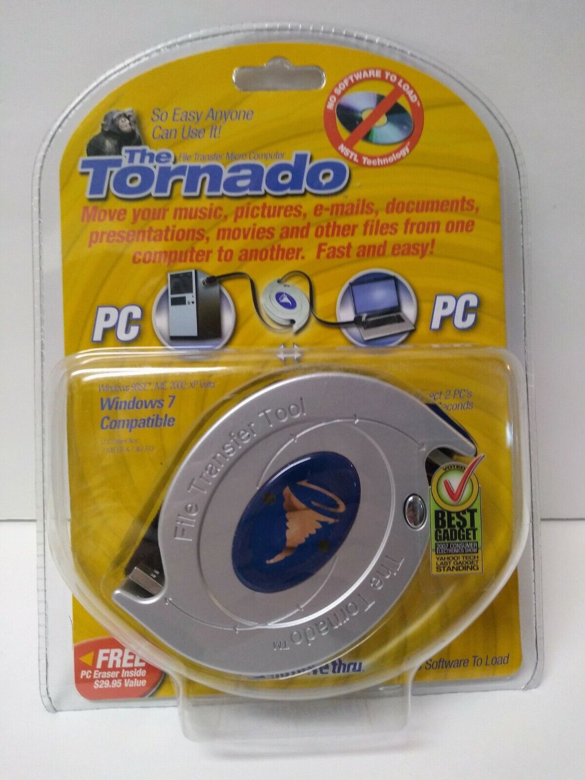 The Tornado PC to PC Data Transfer Device/File Transfer Tool/USB Data Cable NIB