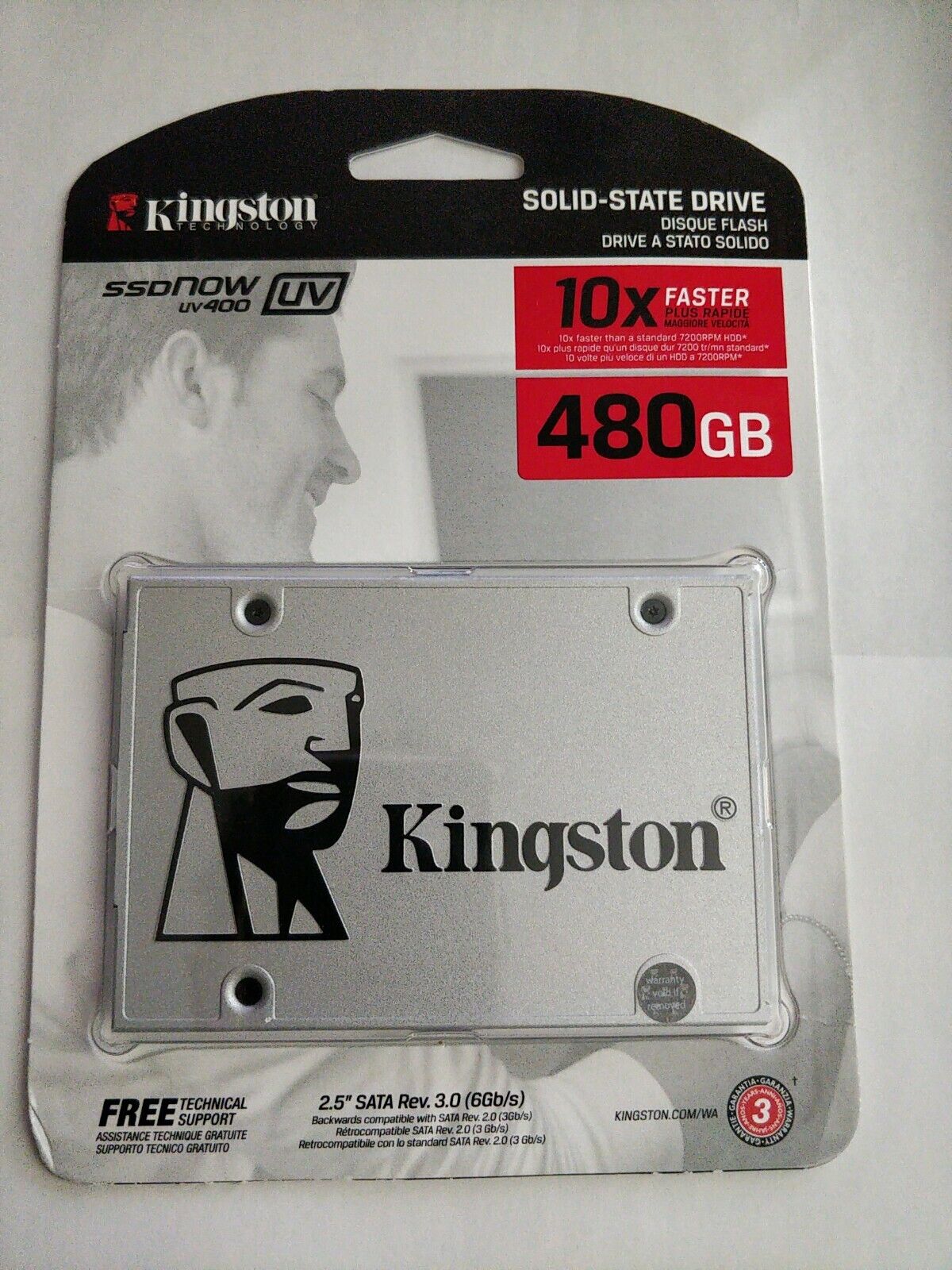 Kingston Digital 480GB SSDNow UV400 SATA 3 2.5
