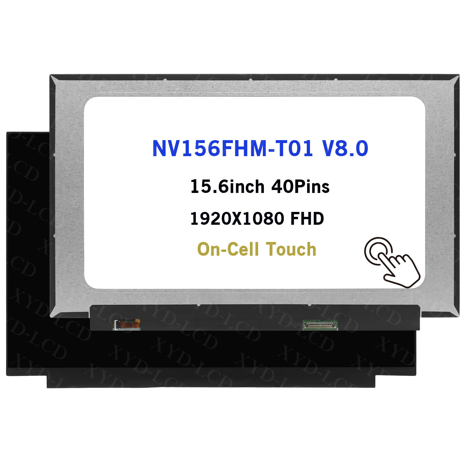 NV156FHM-T01 V8.0 Touch LCD Screen For HP Pavilion 15-CS3153CL L25330-001 AC82