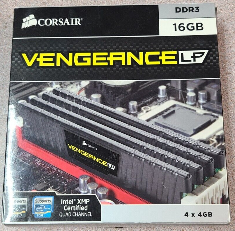 CORSAIR VENGEANCE LP 16GB 4x4GB ddr3 1600mhz CML16GX3M4A1600C8 DIMM gaming RAM