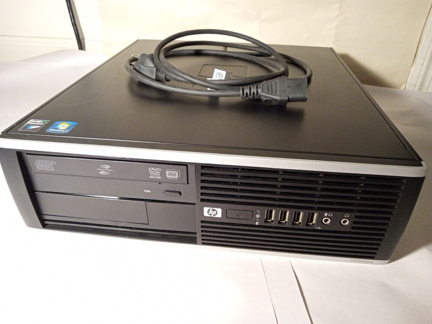 HP Compaq Pro 6005 SFF AMD Phenom II X3 75B, 16GB, 250GB HDD Windows XP Pro SP3