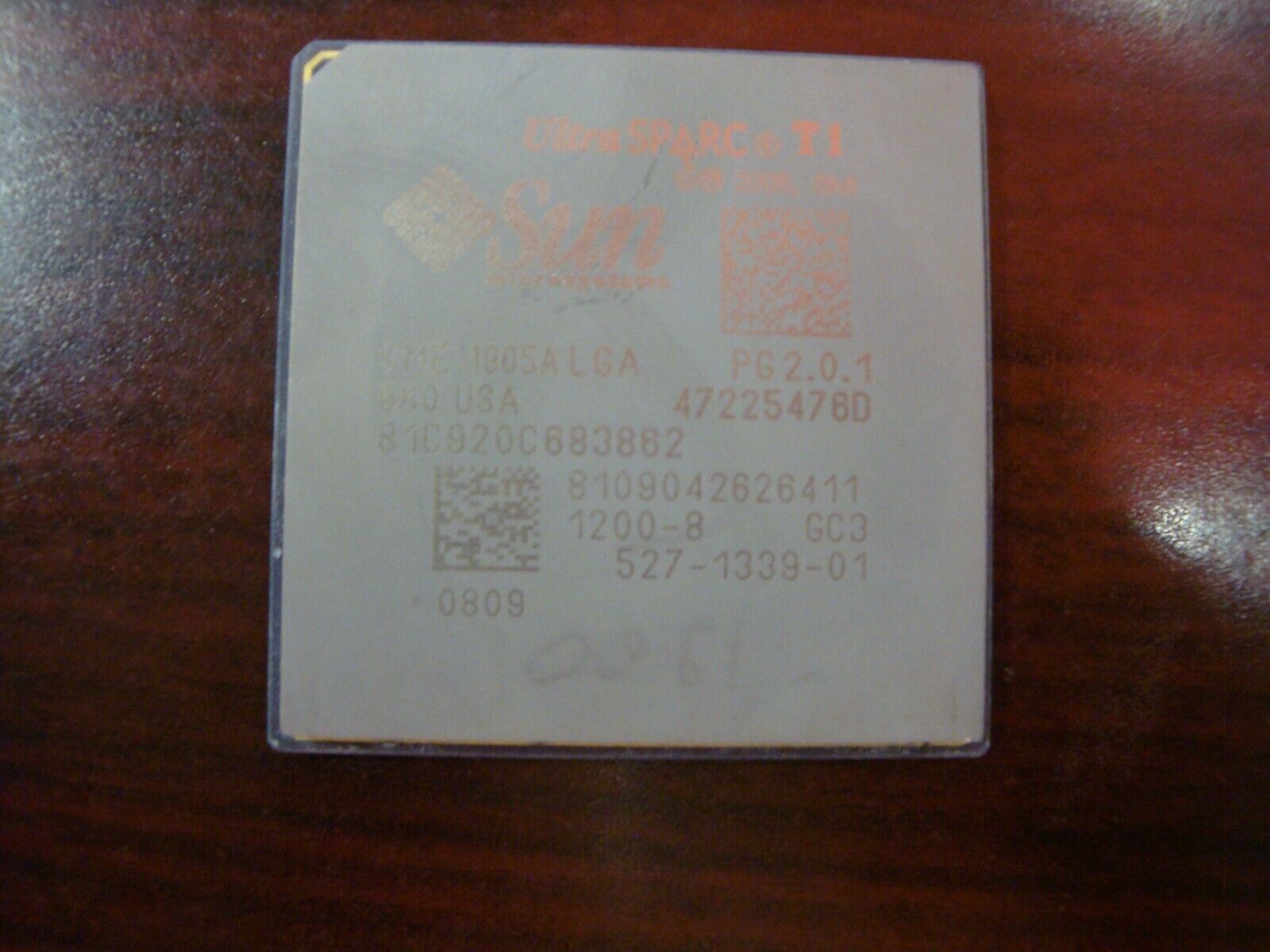 SUN UltraSPARC T1 SME-1905A LGA 980 PG 2.0.1 8-core 1.2GHz Processor 527-1339-01