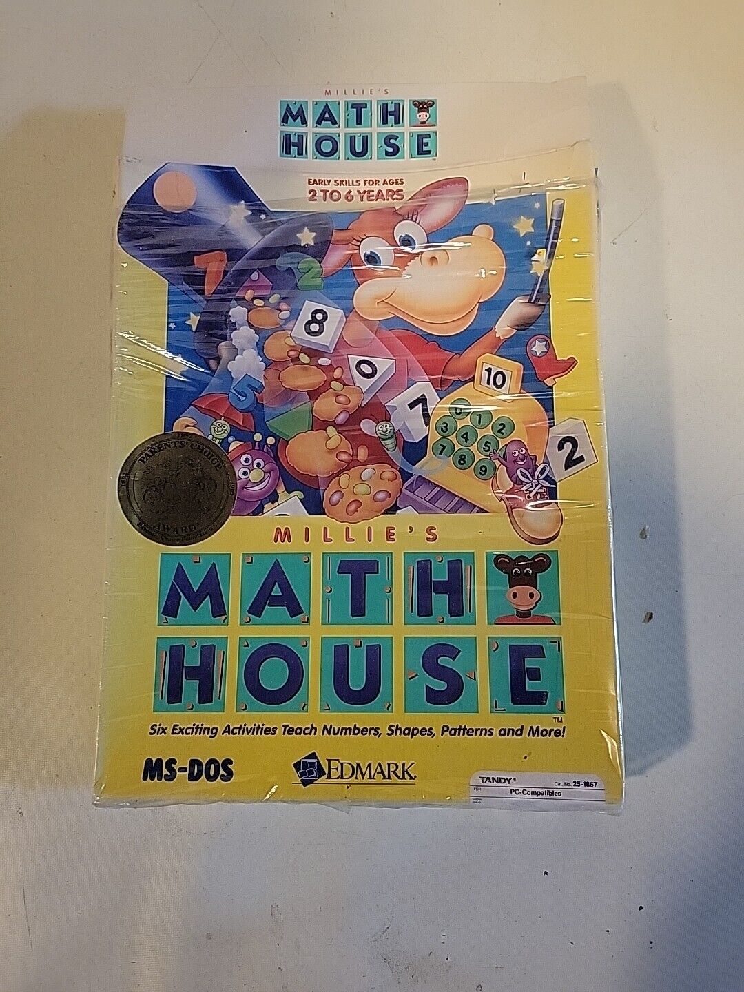 Millie\'s Math House Edmark MAC 1992 Macintosh Floppy CIB RARE