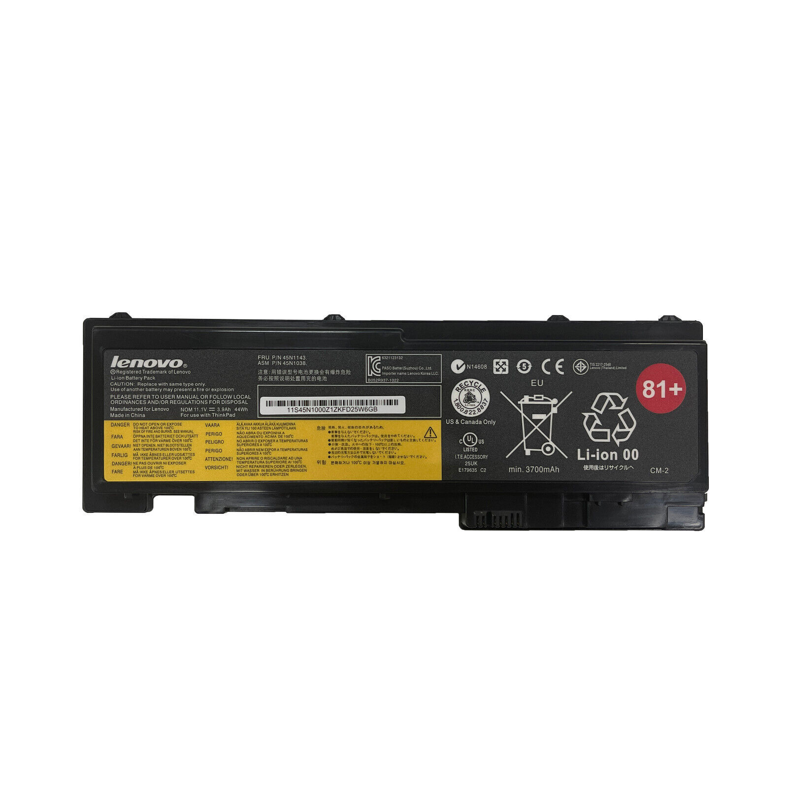 OEM 81+ T430s Battery For Lenovo ThinkPad 0A36287 42T4844 42T4845 T420s T420i US