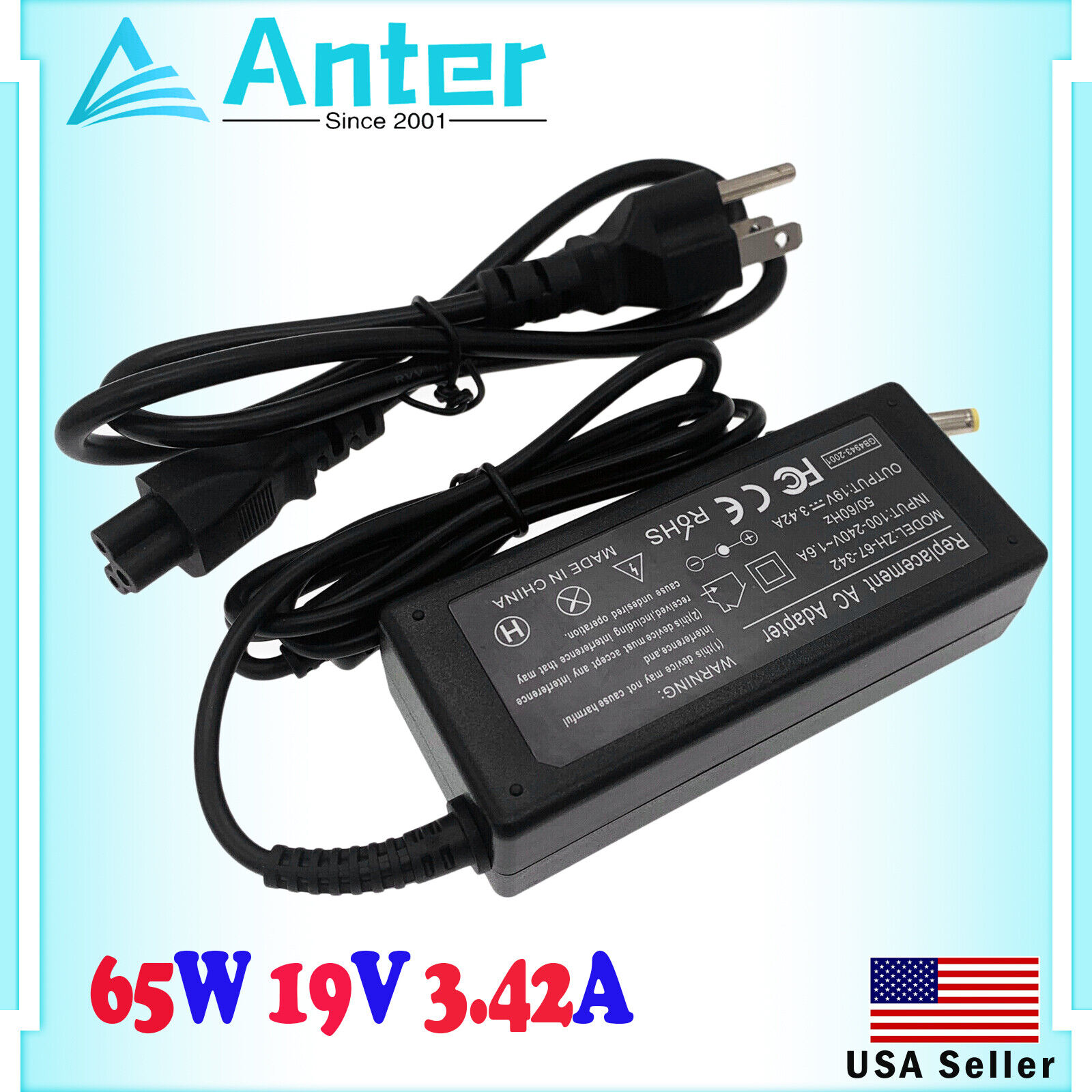 AC/DC Adapter For HP 27vx M6V69AA 27\