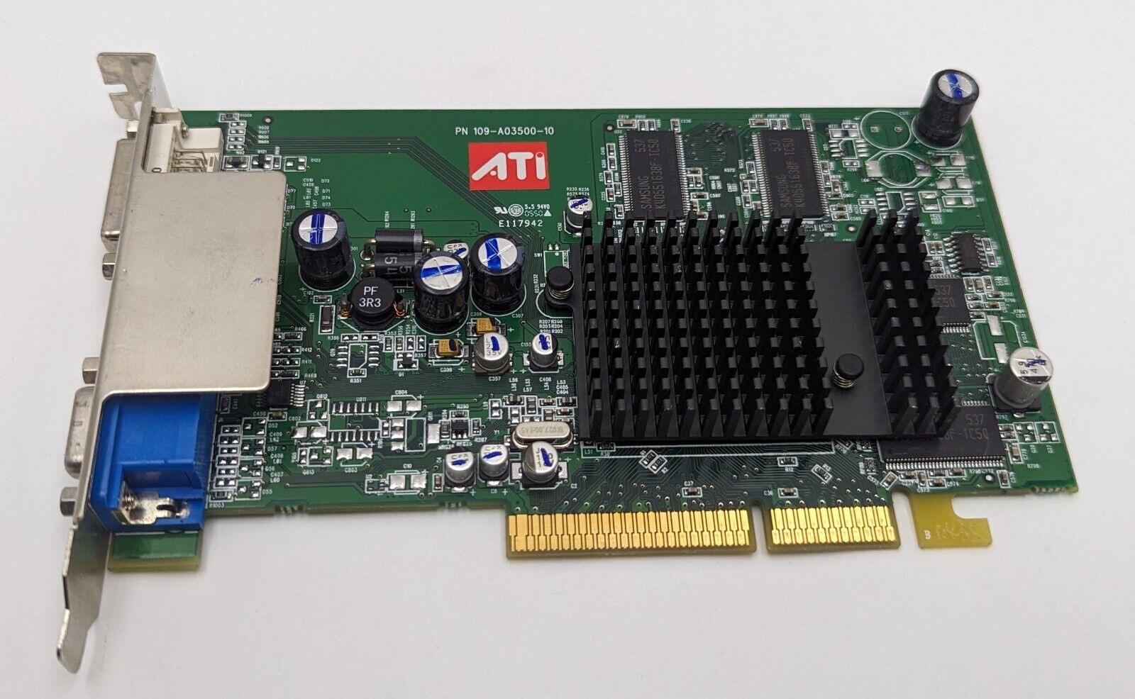 ATI Radeon 9550XL 256MB DDR 8x AGP Video Graphics Card 102A0352312 109-A03500-10
