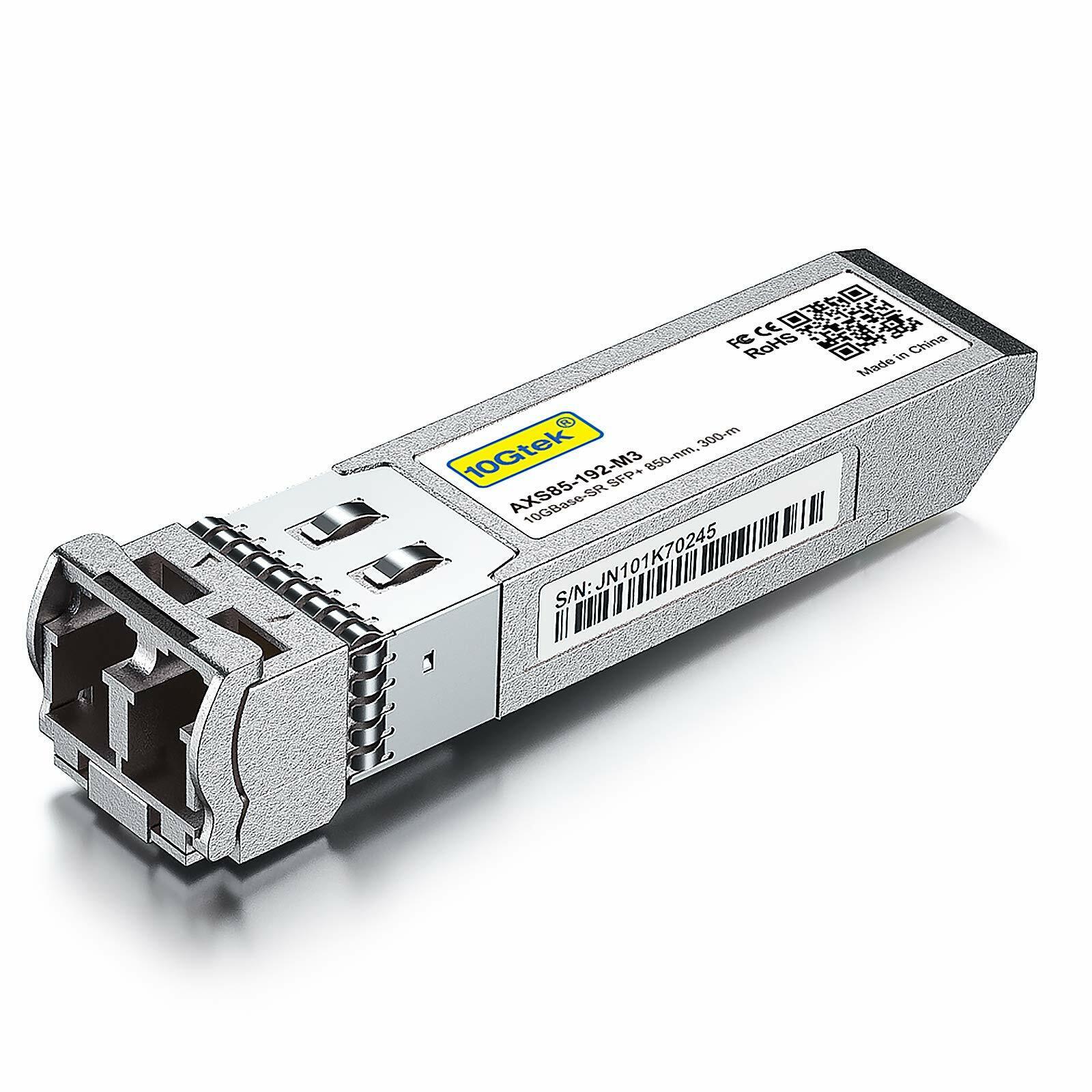 For SFP-10G-SR ARISTA 10GBASE-SR 10Gb/s 850nm Multimode 300m SFP+ Transceiver
