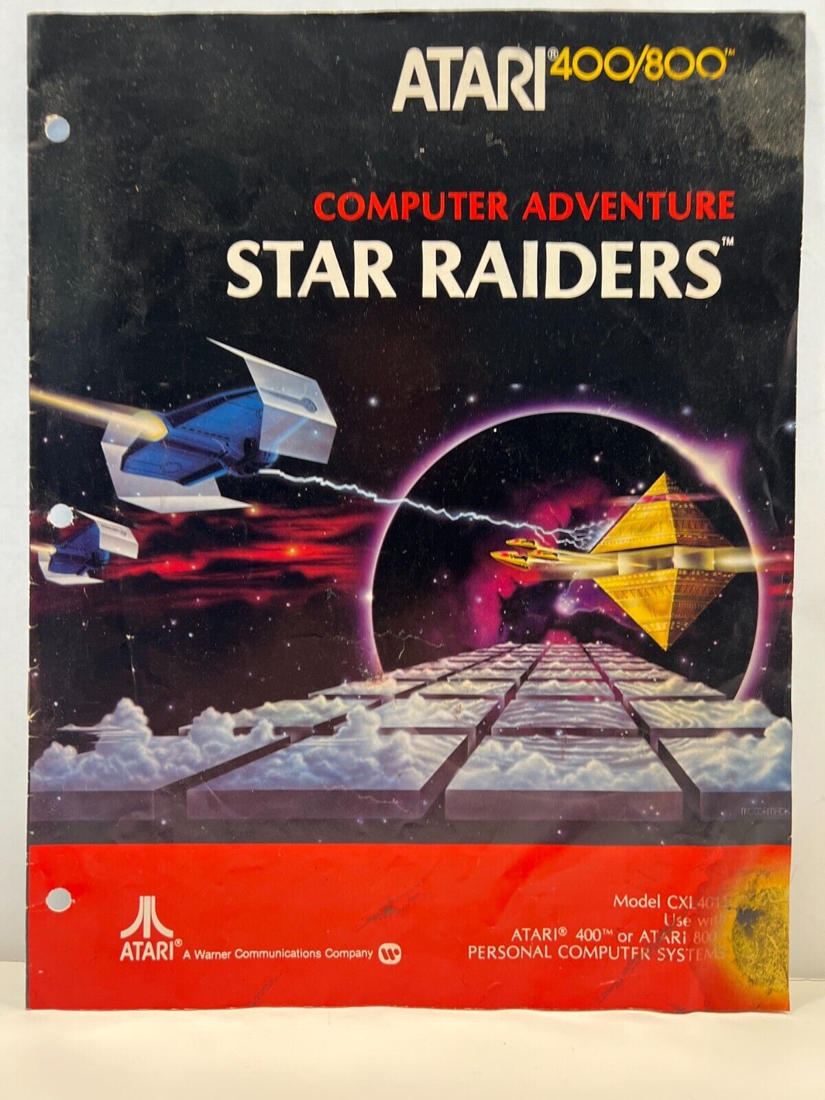 Atari Star Raiders for Atari 1200/800/400 (1983)