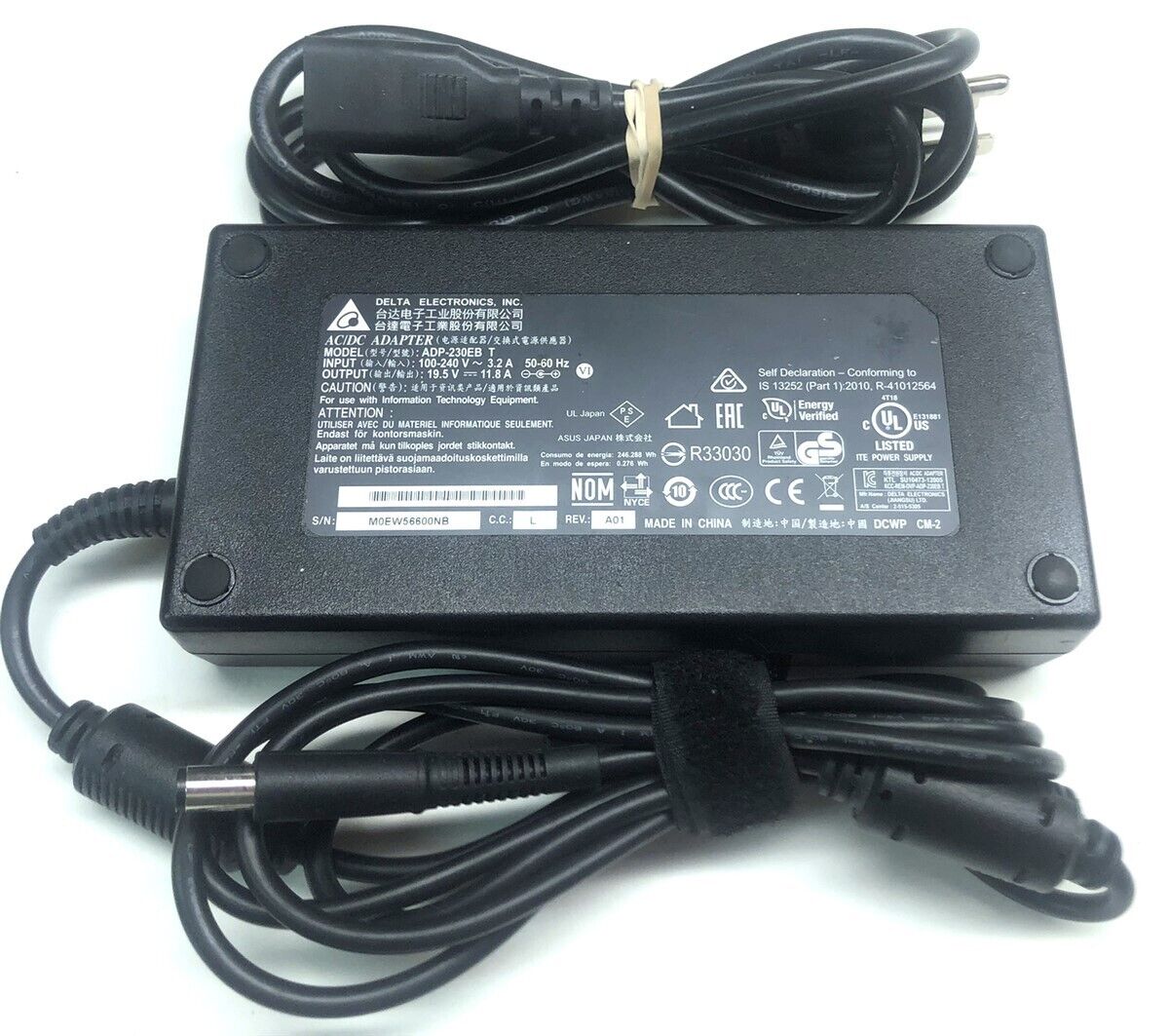 Genuine Delta for ASUS Laptop Charger AC Adapter Power Supply ADP-230EB T 230W