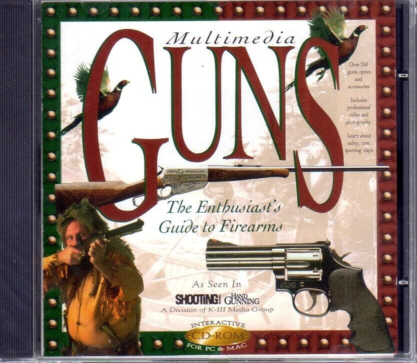 Multimedia Guns CD-ROM for Win/Mac - NEW in Jewel Case