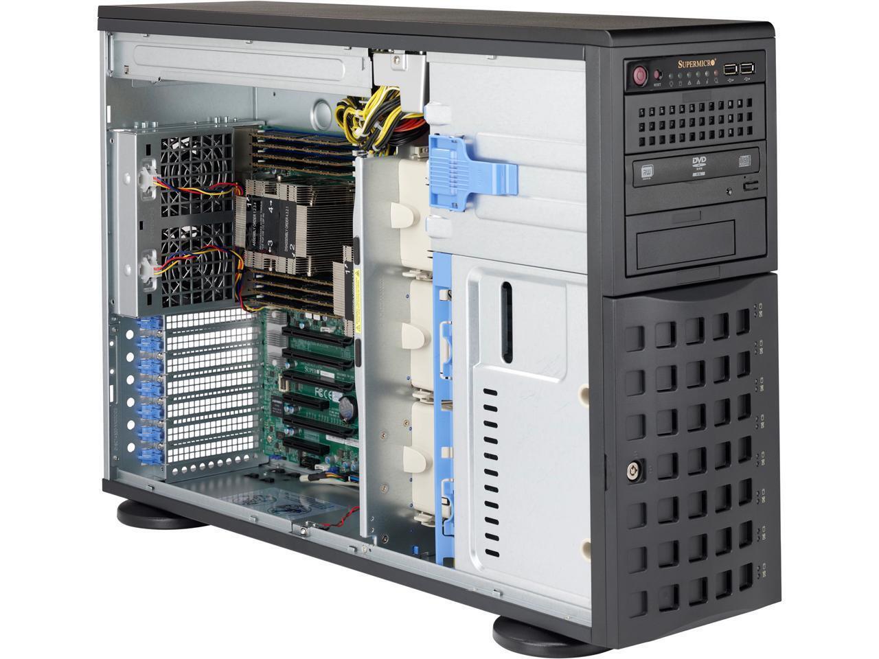 SUPERMICRO SuperChassis CSE-745BAC-R1K23B 4U Tower Server Chassis