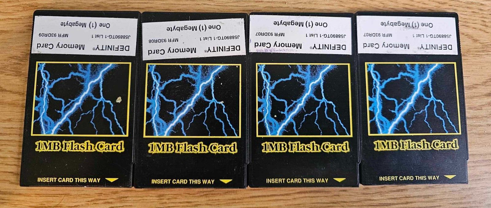 1x Vintage Rare ICMC v.4 Definity 1MB PCMCIA Memory Flash Card J58890TG-1 List 1