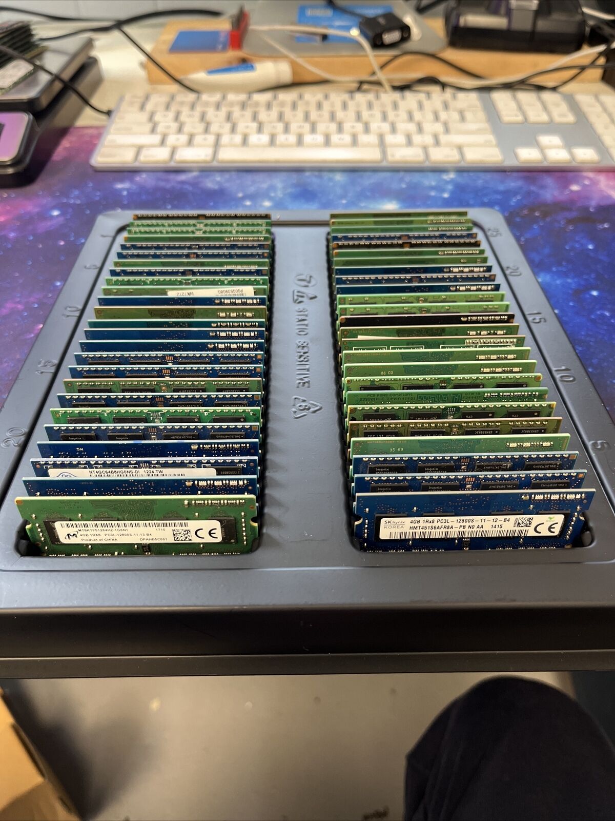 Lot of (25) 4GB DDR3 Laptop memory PC3/PC3L -Mixed Brands, Mixed Speeds