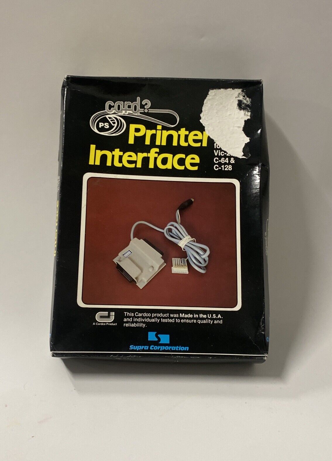 Printer Interface For The Vic-20 Commodore 64 C64 W/ Box  & Manual NOS Open Box