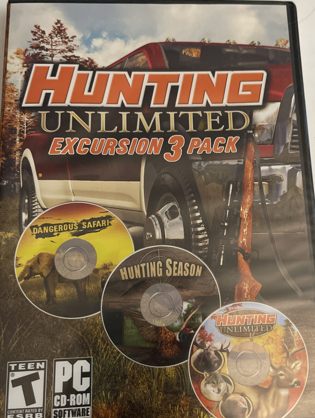 Hunting Unlimited Excursion 3 Pack (PC, 2011) PC CD-ROM SOFTWARE OUTDOOR SPORTS