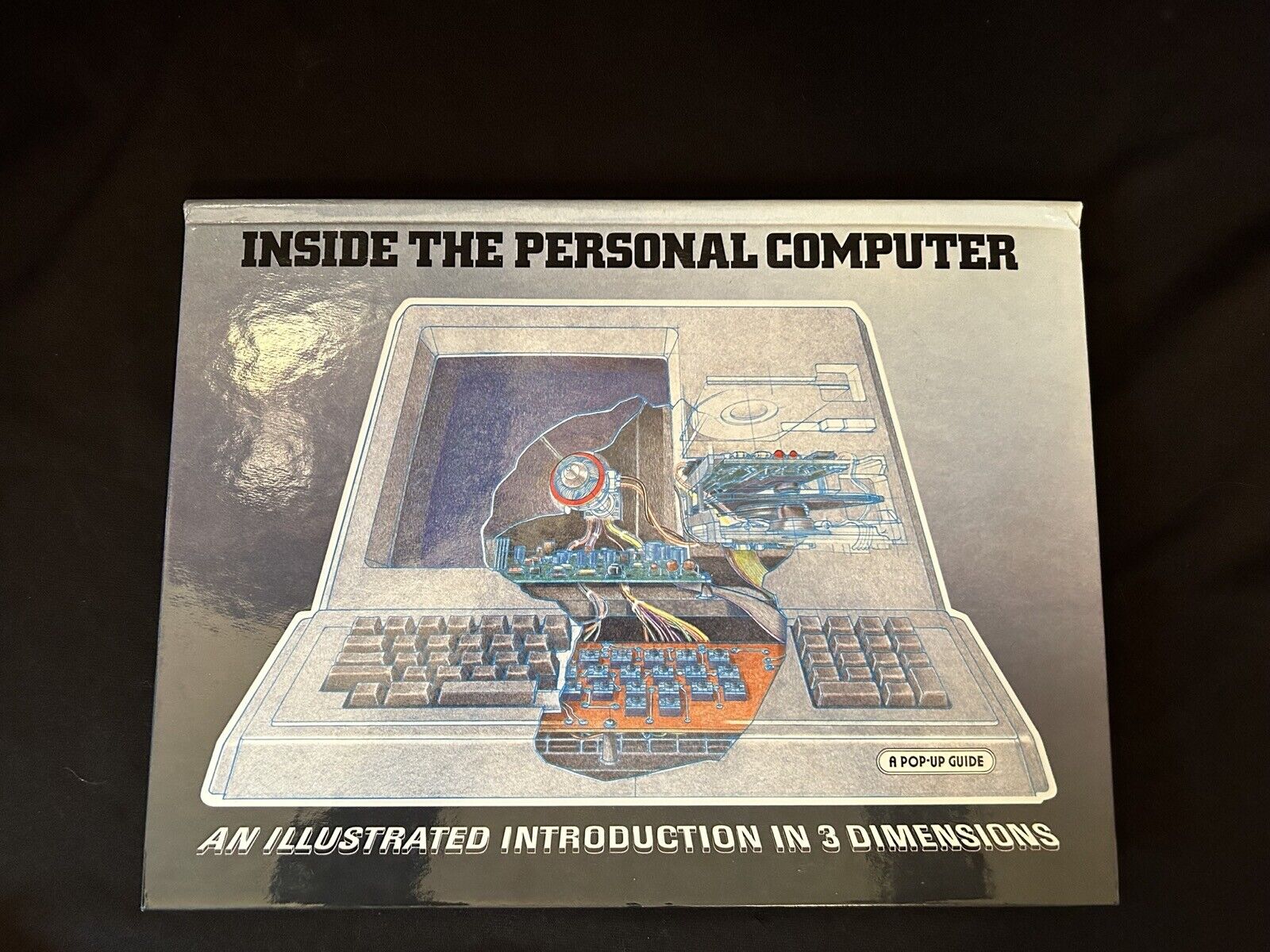 Vintage Inside the Personal Computer Hard Cover 3D Pop-Up Guide Book 