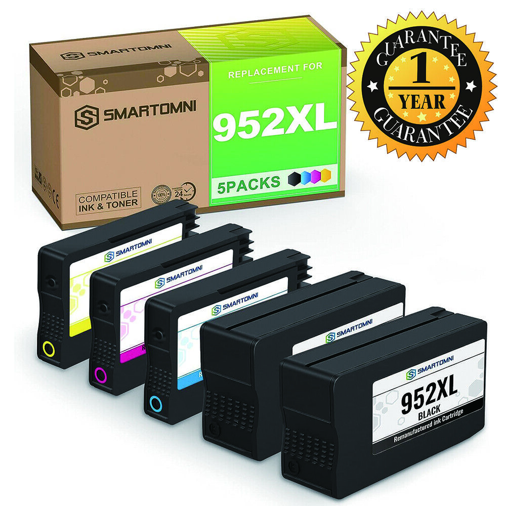5Pack 952XL Ink Cartridge for HP 952 XL OfficeJet Pro 7720 7740 8710 8216 8702 