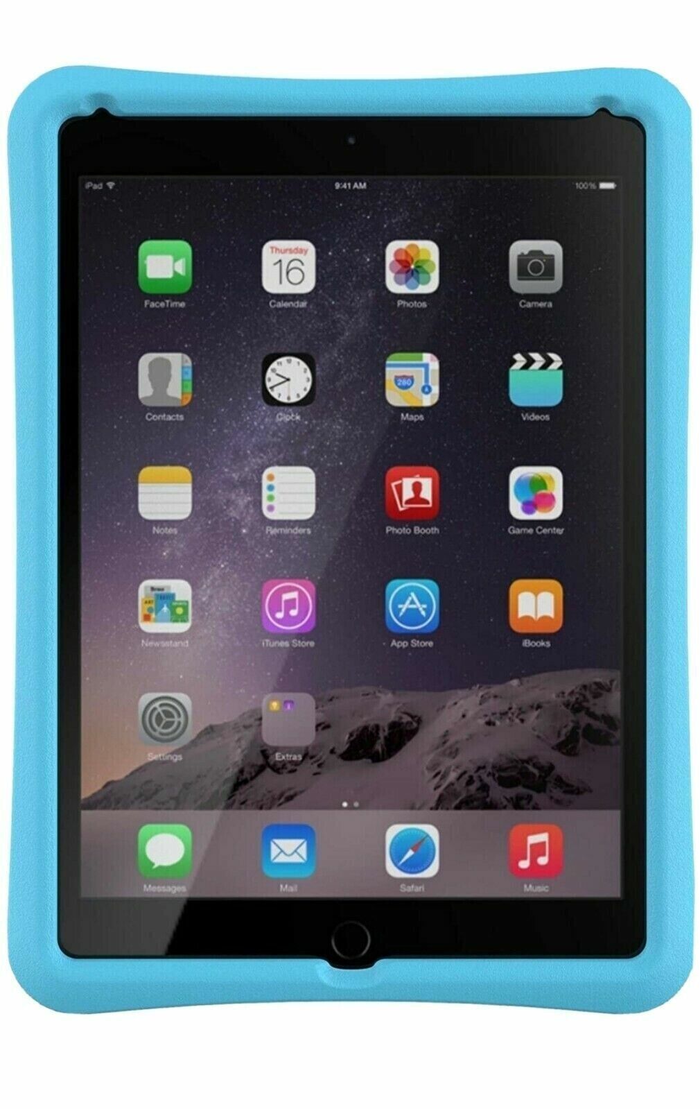 Brand New Tech21 EVO Play for iPad Air 1/2 - Blue/Green, Bright Blue apple