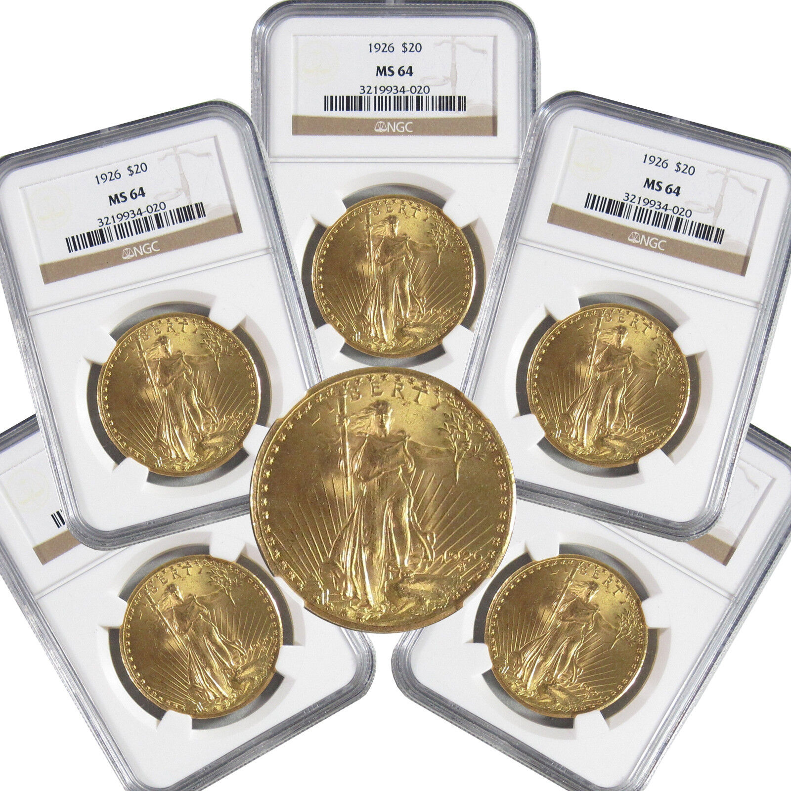 $20 St. Saint Gaudens Double Eagle Gold NGC MS64 Coin Weekend Special     *
