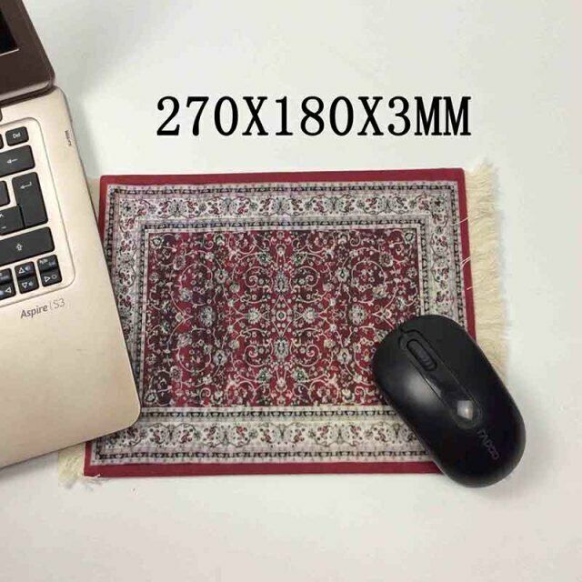 Mouse Pad Persian Carpet Laptop Gaming Computer Mousepad Tassel Edge Mouse Rug