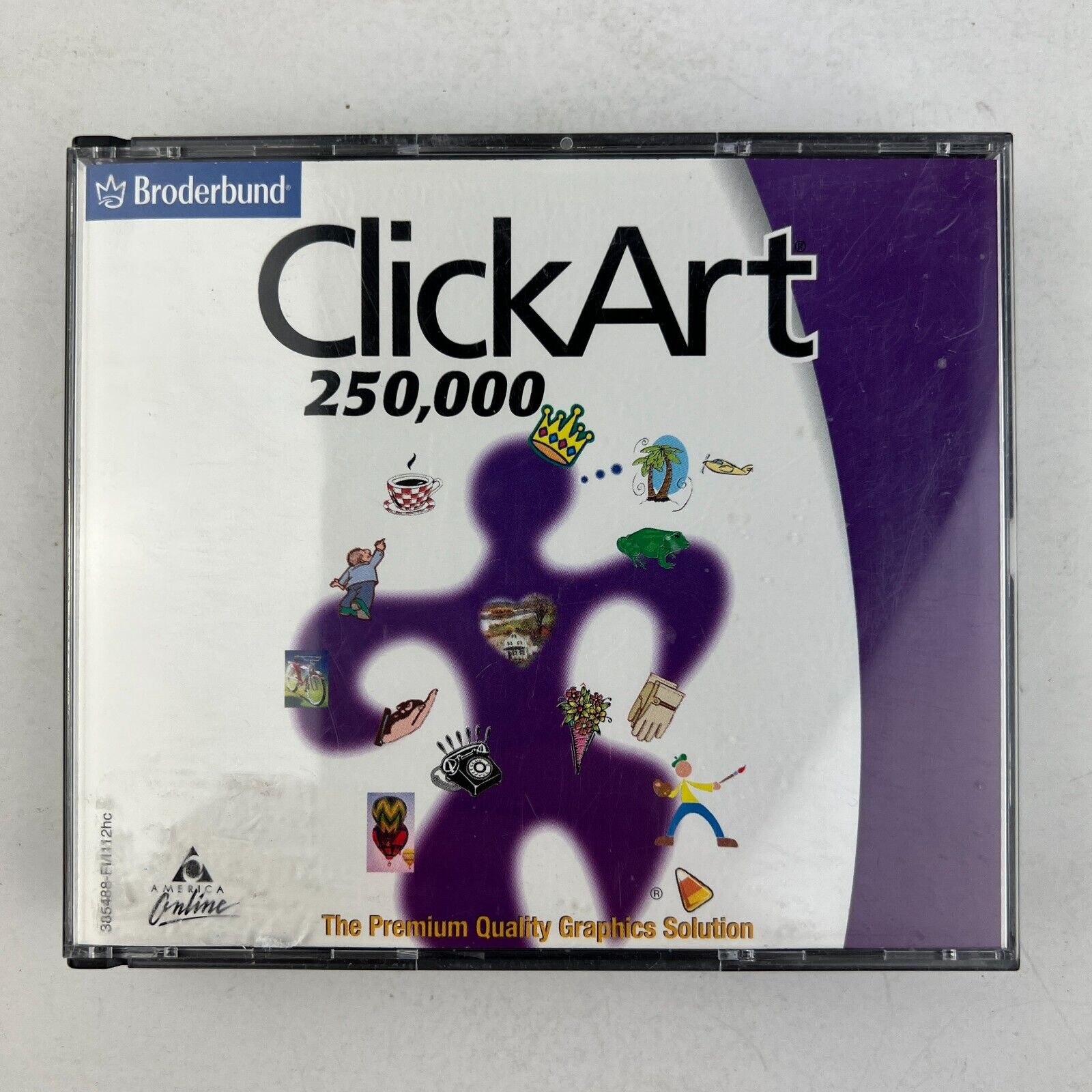 ClickArt 250,000 Premium Quality Graphics Broderbund CD-ROM Windows