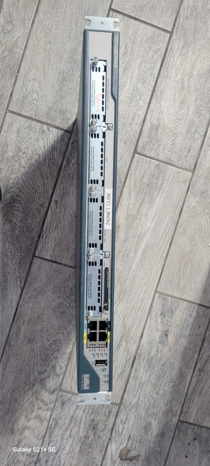 Cisco 2801 Integrated Services Router tested no power supply included