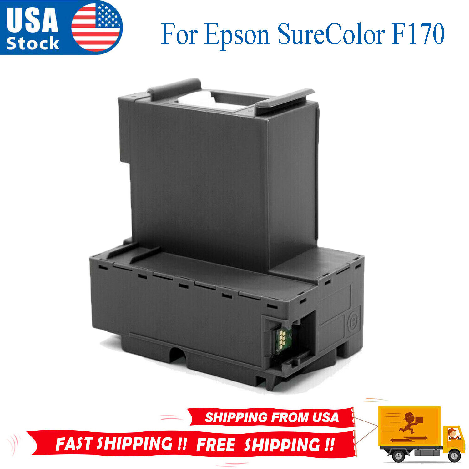 S2101 Maintenance Ink Box For Epson SureColor F170 Printer Waste Ink Tank US
