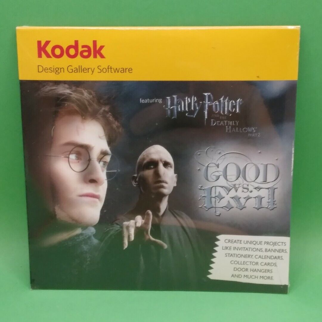 Kodak Design Gallery Software: Harry Potter and the Deathly Hallows, 2011 - NEW