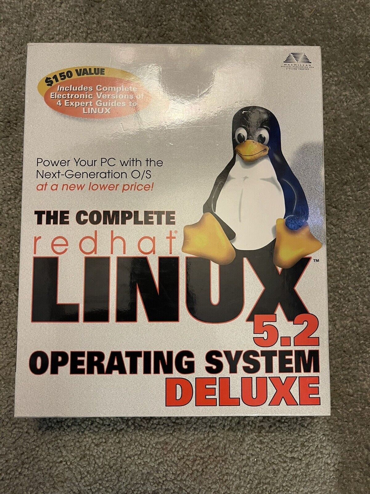 Complete Redhat Linux 5.2 Operating System Deluxe 90s Rare Open Box. Never Used