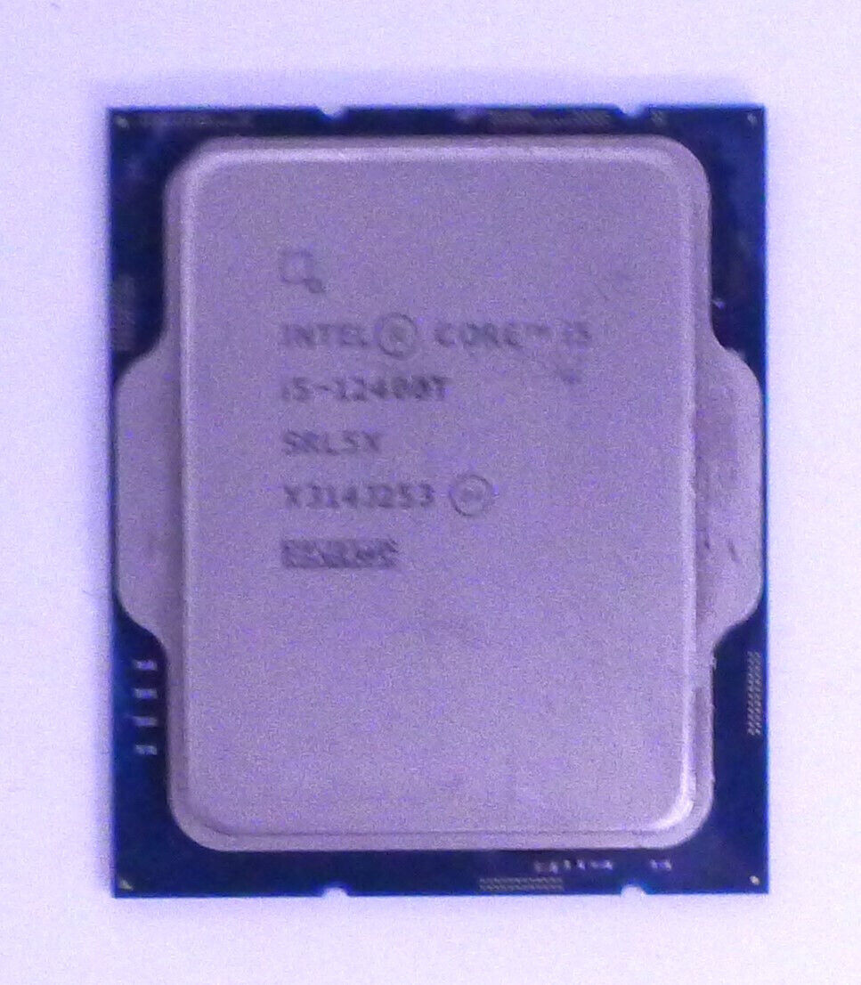 Used - Intel Core i5-12400T SRL5W 6 Cores up to 4.2 GHz CPU