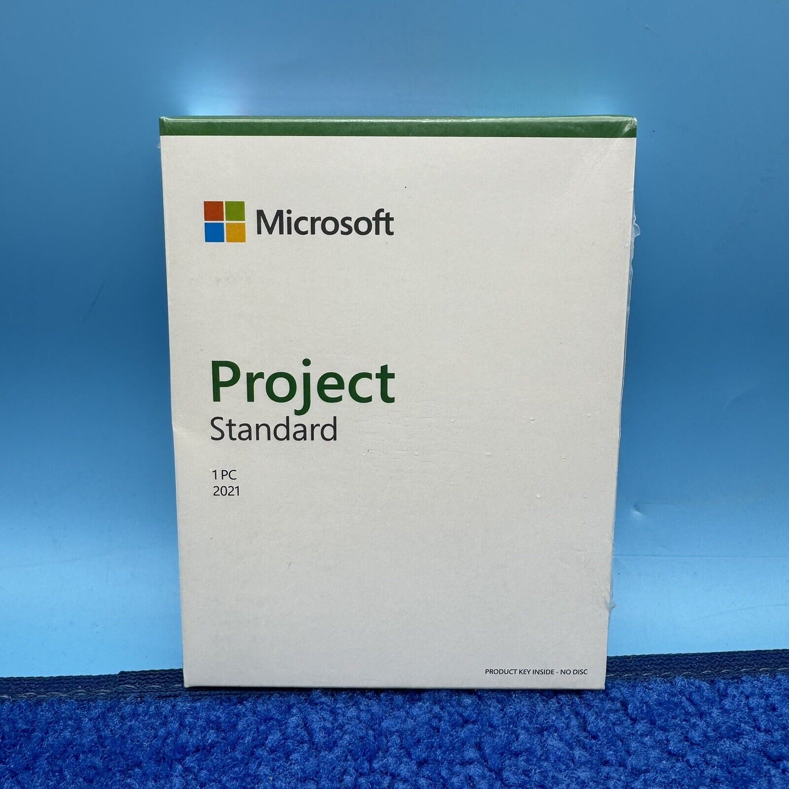 Microsoft Project Standard 2021 - Windows 10 Product Key Card - 1 PC - SEALED
