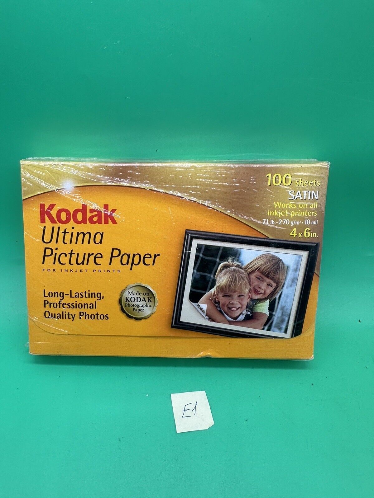 Brand New/Sealed Kodak Ultima Picture Paper Satin 4\