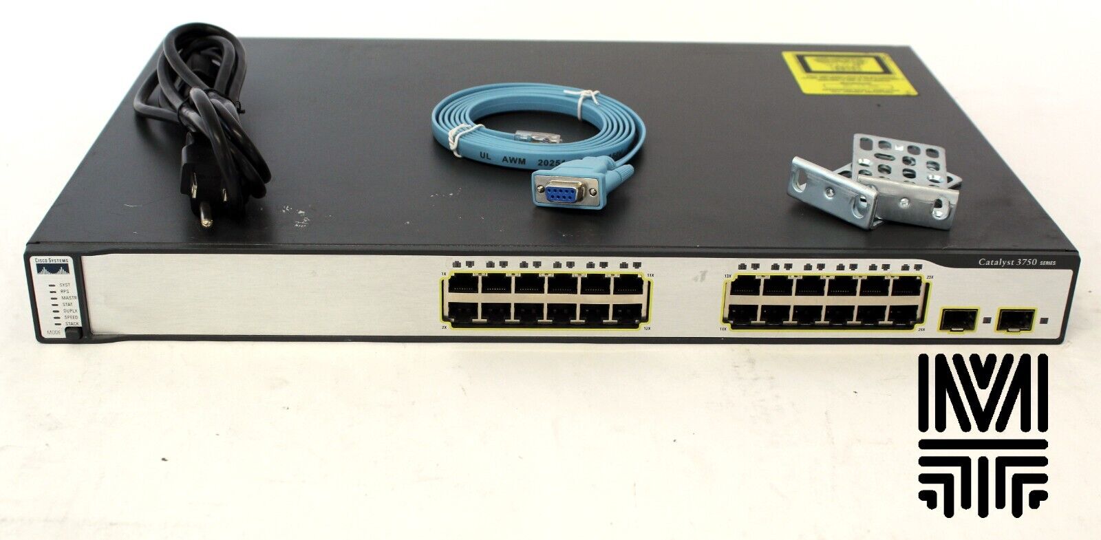 Cisco WS-C3750-24TS-E Catalyst 3750 Switch 24-Port 10/100 + 2 SFP + IPS Image