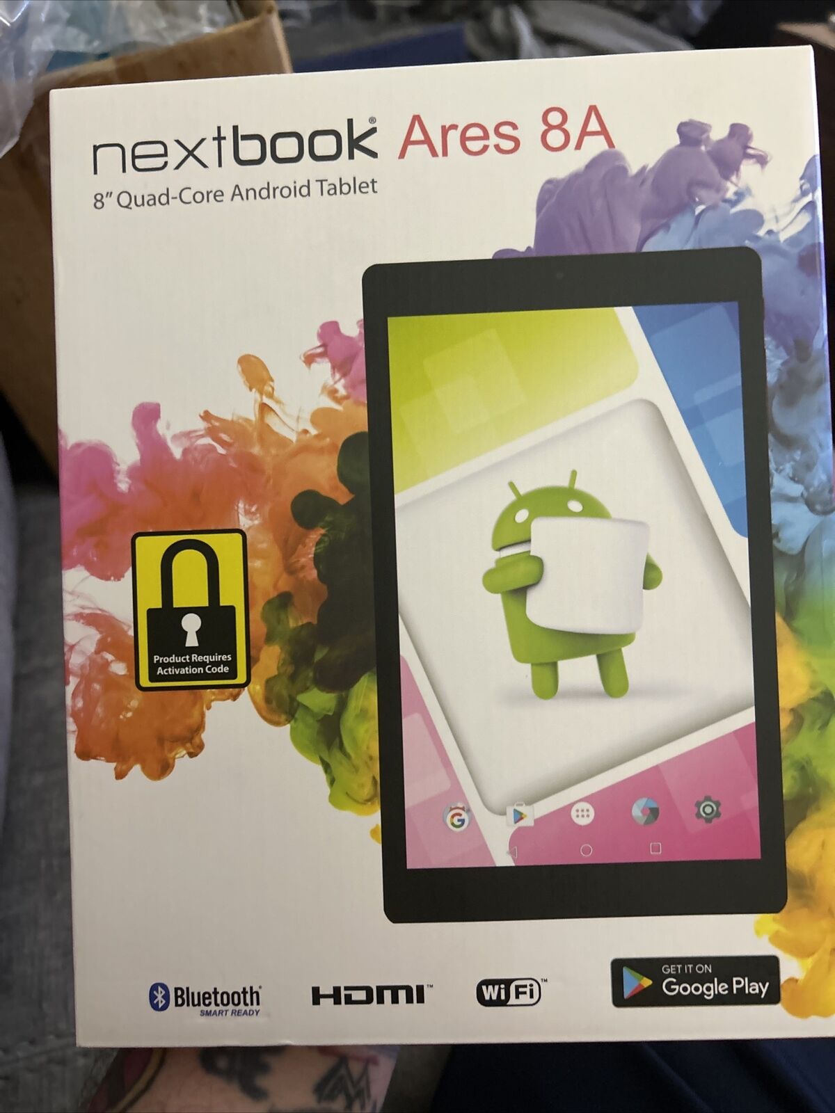 Nextbook Ares 8A New But Box Opened. Never Used. Activation Code Is In Box.