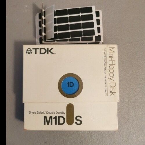 TDK MD-1D 5.25 Floppy Disk 14 Pack Single Sided Double Density Old Stock
