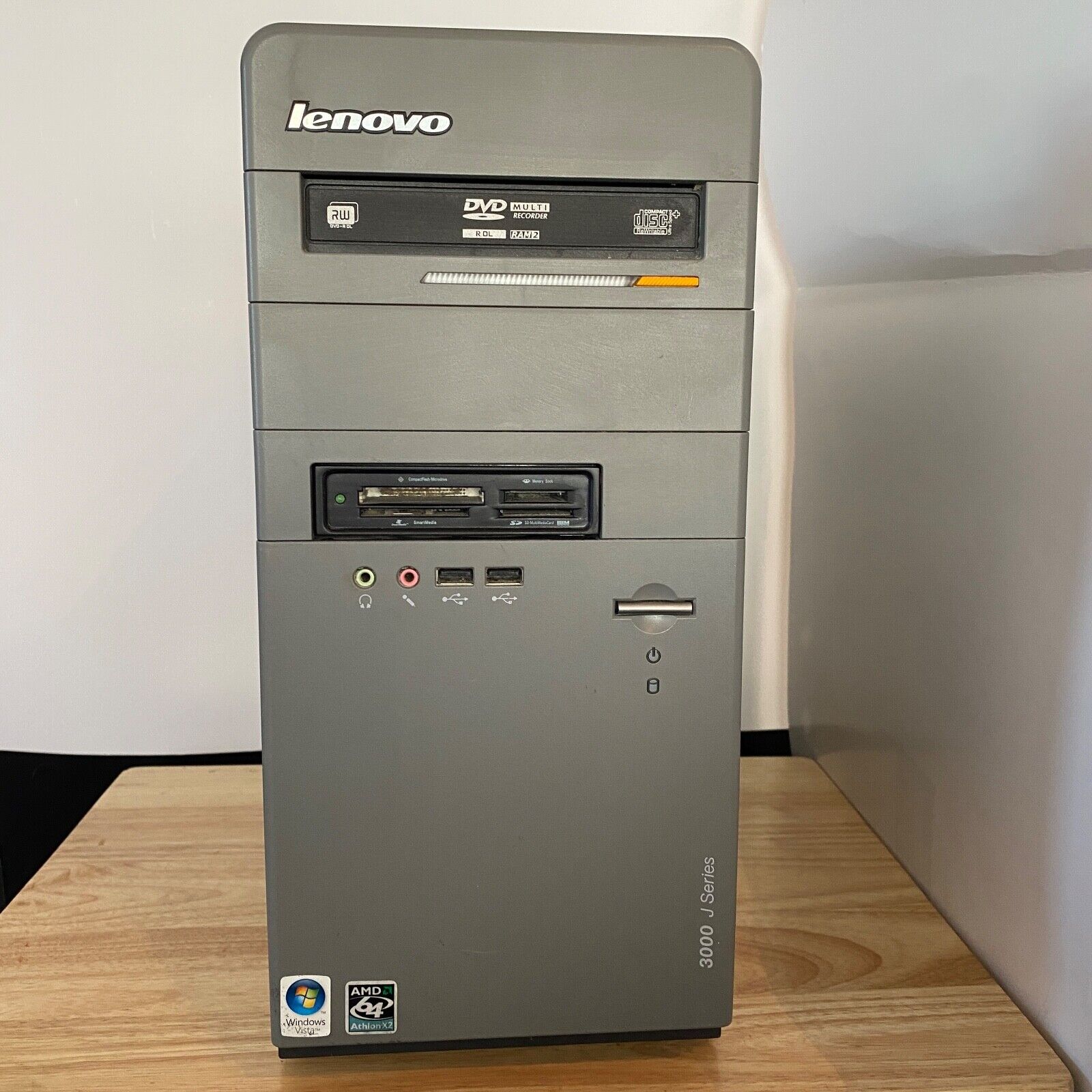 Vintage Lenovo 3000 J Series AMD Athlon 64 X2 Dual Core - Windows Vista