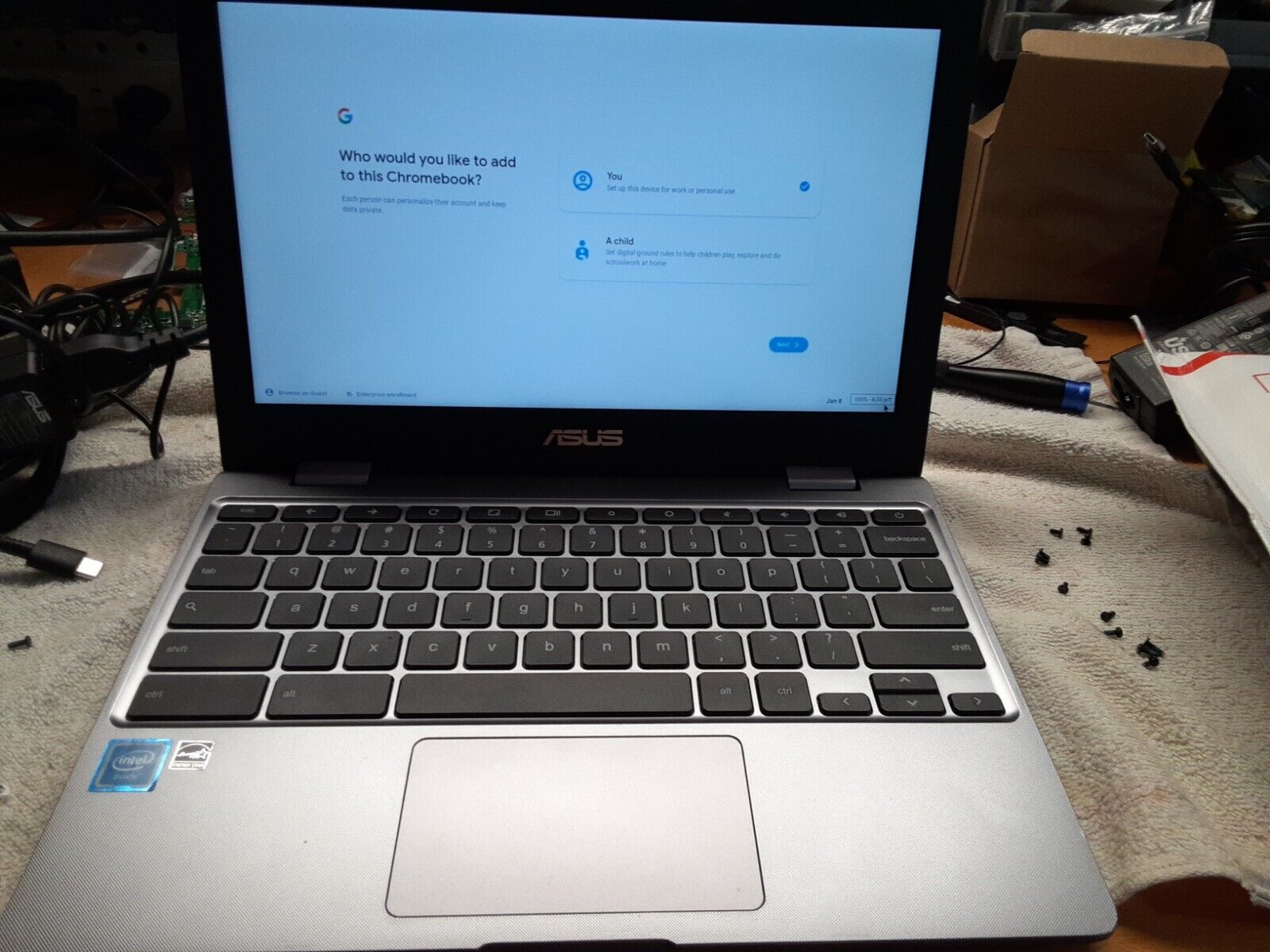 ASUS Chromebook C223NA-DH02-GR 11.6 inch Intel Celeron N, 1.10GHz, 4GB, 32GB