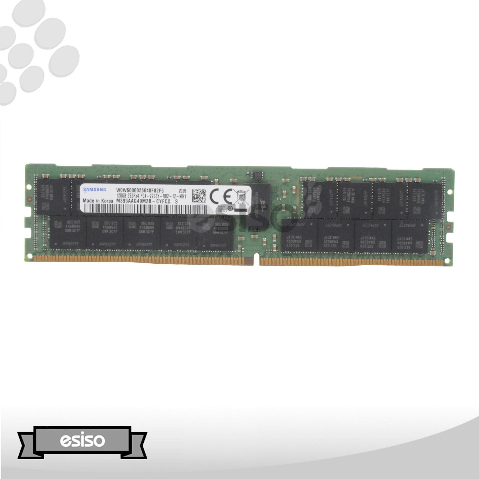 M393AAG40M3B-CYF SAMSUNG 128GB 2S2RX4 PC4-2933Y DDR4 1.2V MEMORY MODULE(1x128GB)