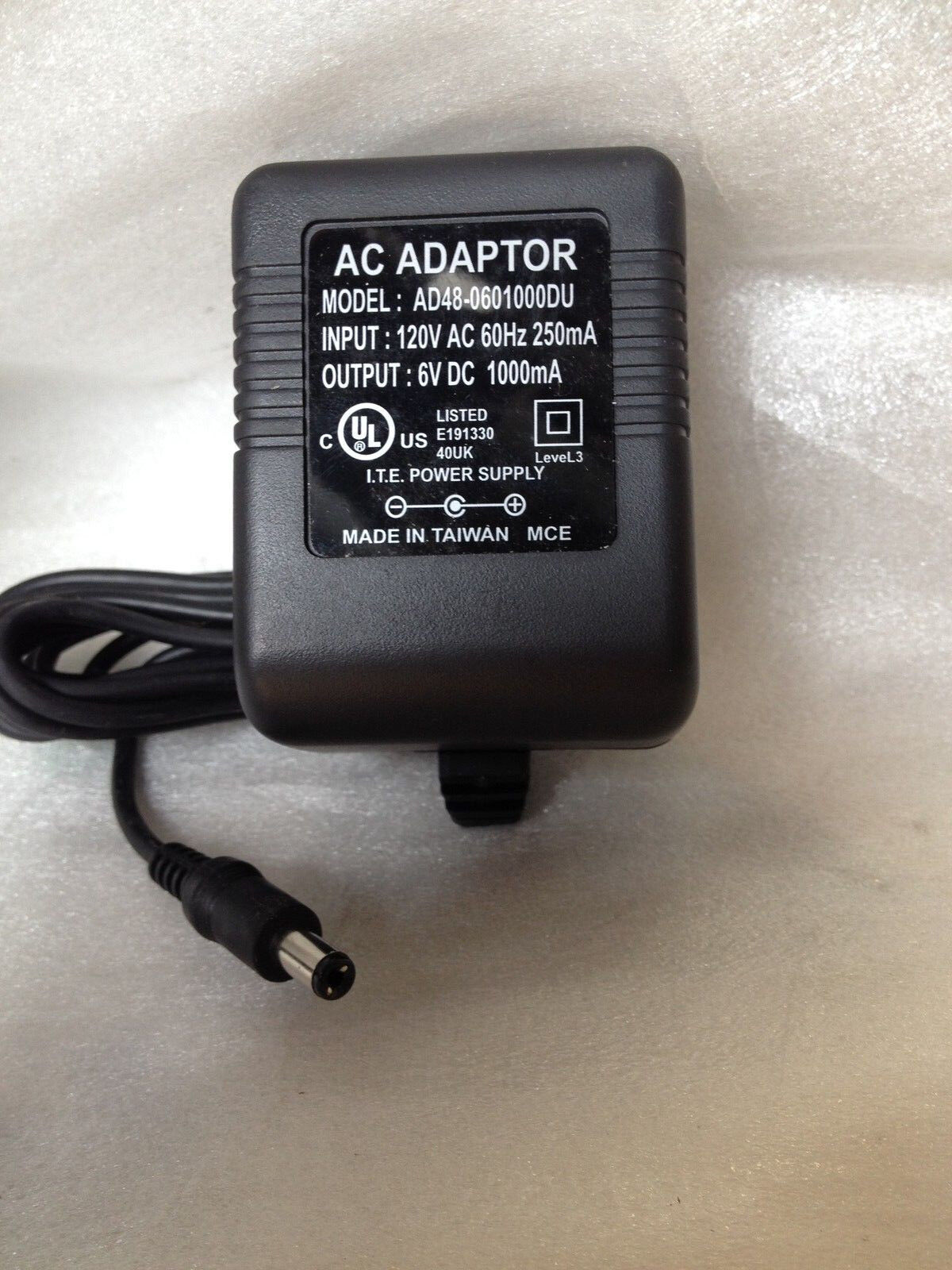 AC to DC 6V 1A Converter charger Adapter Power Supply 1000 mA 