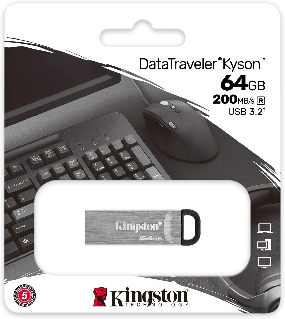Kingston DataTraveler Kyson 32GB 64GB 128GB 256GB DTKN USB 3.2 Metal Drive LOT