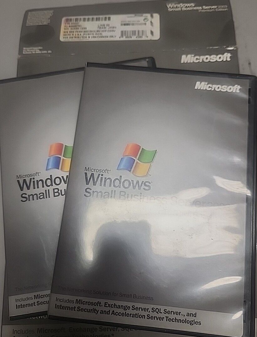 Microsoft Windows Small Business Server 2003 Premium Edition (5 Client/s)