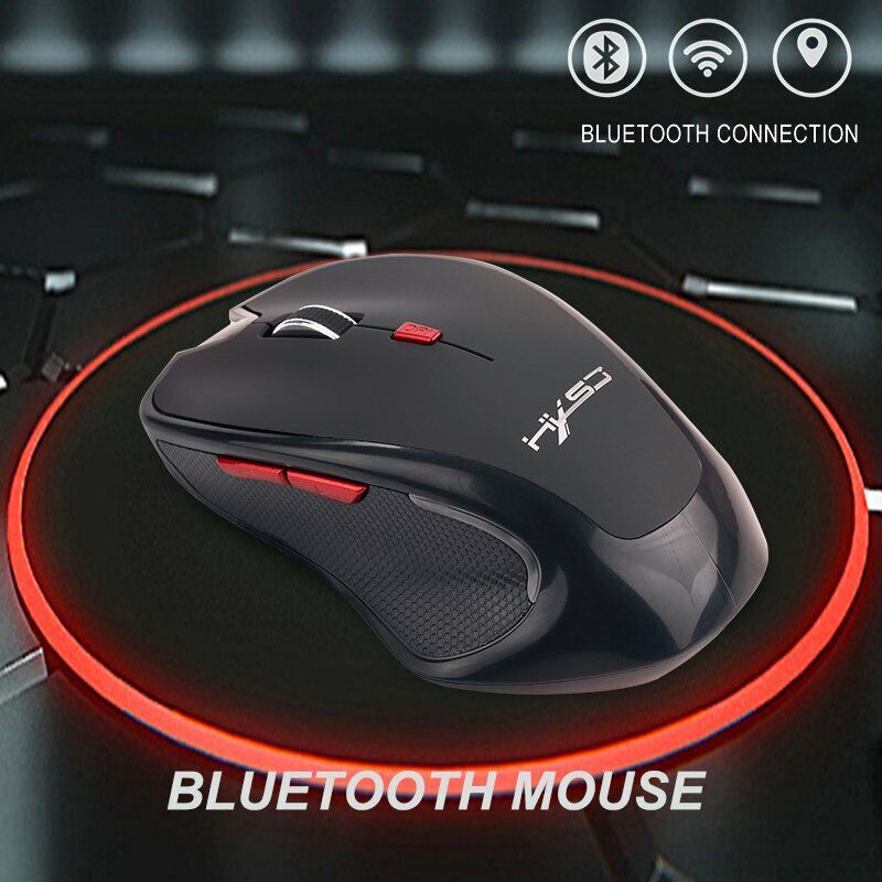 Bluetooth Wireless Mouse 2400 DPI Adjustable Optical Gaming Mice for Laptop PC
