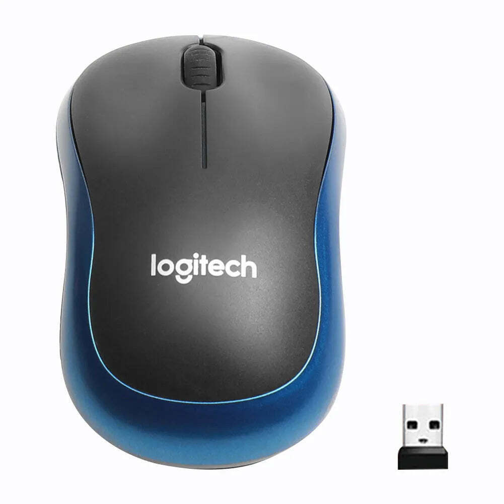 Logitech M185 Wireless Mouse 2.4 GHz USB 1000DPI 3 Buttons Silent Gaming